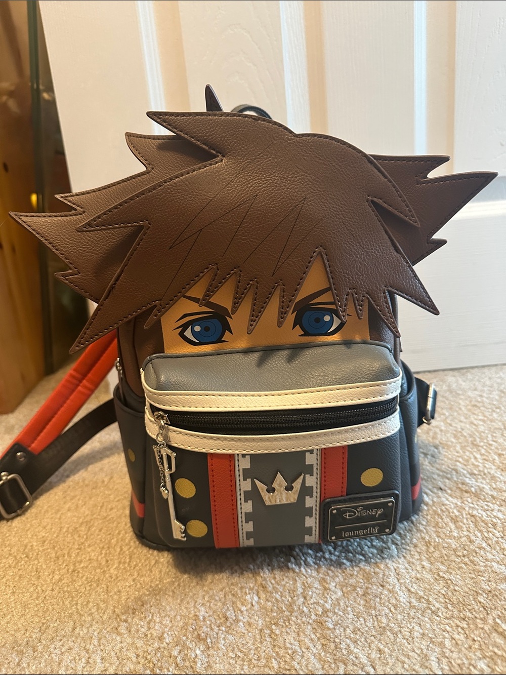 Disney Kingdom Hearts 3 Sora Loungefly Mini Backpack